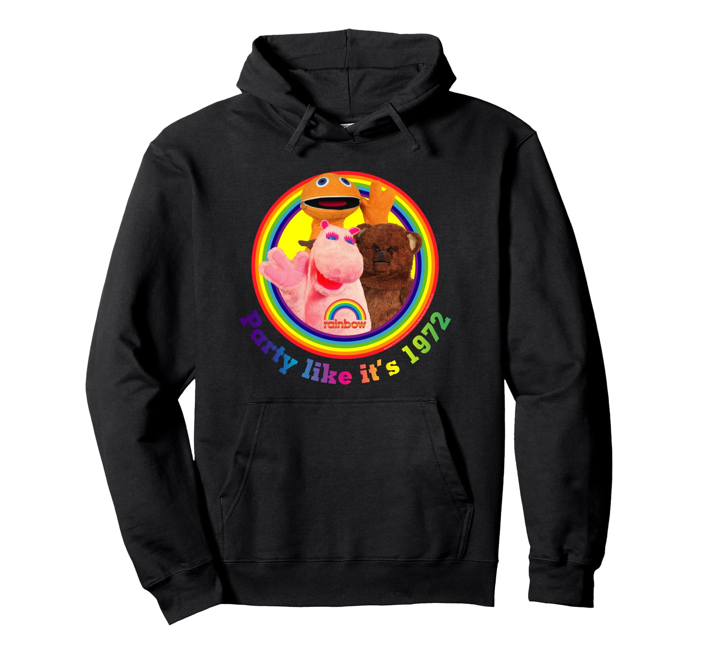 Party Like Its 1972 Zippy Bungle George Hoodie - Novelty Apparel for Adults - T-Shirt, Sweatshirt, Hoodie