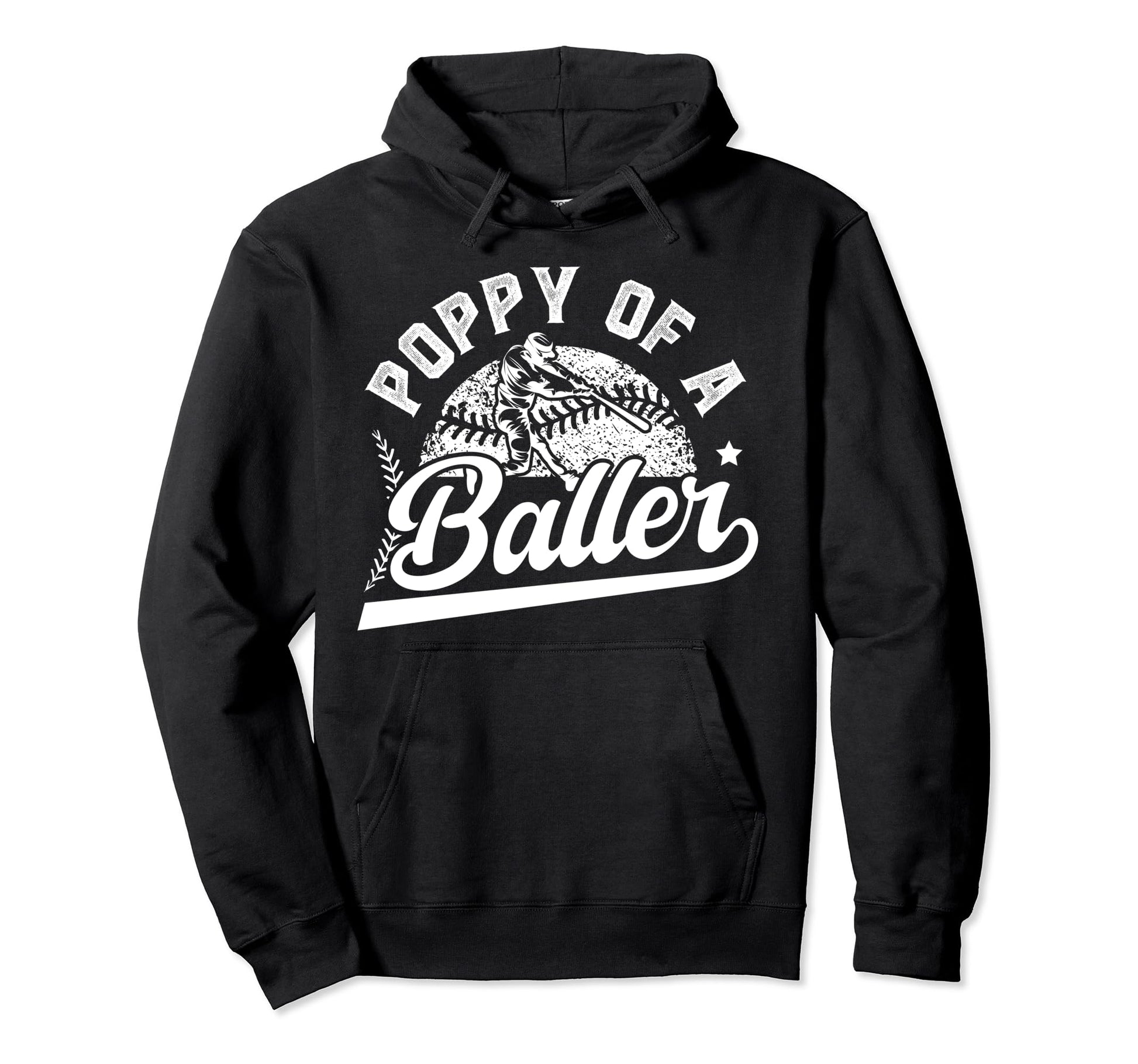 Poppy Baller Baseball Poppy Baseball Hoodie - Aesthetic Graphic Unisex - T-Shirt, Sweatshirt, Hoodie