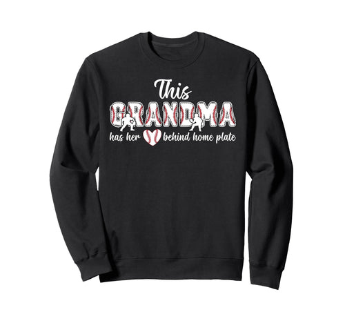 Proud Grandma Baseball Catcher Sweatshirt - Graphic Print for Adults - T-Shirt, Sweatshirt, Hoodie