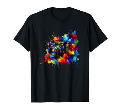 Camera Photographer Photography Photograph T-Shirt - Trendy Graphic Unisex - T-Shirt, Sweatshirt, Hoodie