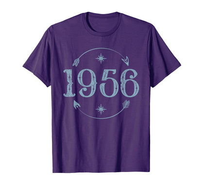 1956 66 Yo 66Th Birthday Boho T-Shirt - Casual Everyday Wear Unisex - T-Shirt, Sweatshirt, Hoodie