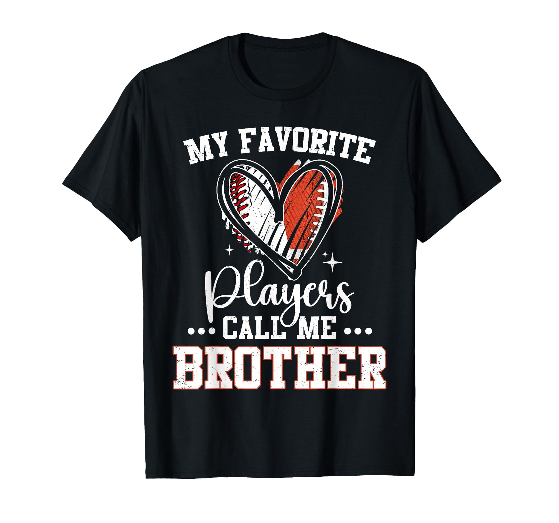 My Favorite Baseball Football T-Shirt - Fun Novelty Design for Adults - T-Shirt, Sweatshirt, Hoodie