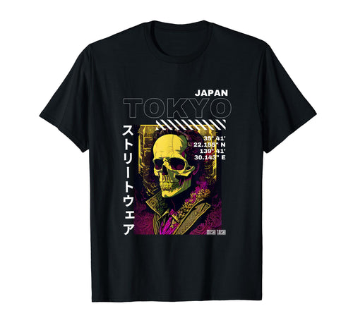 Japanese Streetwear Vaporwave Otaku T-Shirt - Graphic Print for Adults - T-Shirt, Sweatshirt, Hoodie