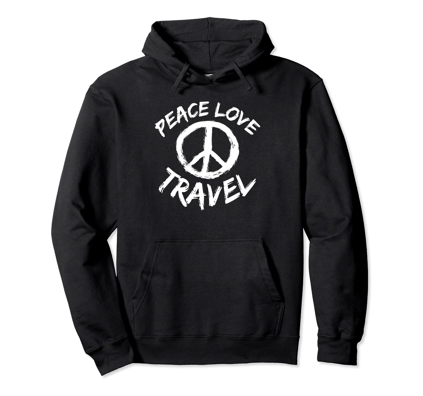 Love Peace Peace Love Travel Holiday Hoodie - Minimalist Print Unisex - T-Shirt, Sweatshirt, Hoodie