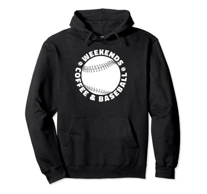 Baseball Mom Baseballer Team Weekends Hoodie - Trendy Graphic Unisex - T-Shirt, Sweatshirt, Hoodie