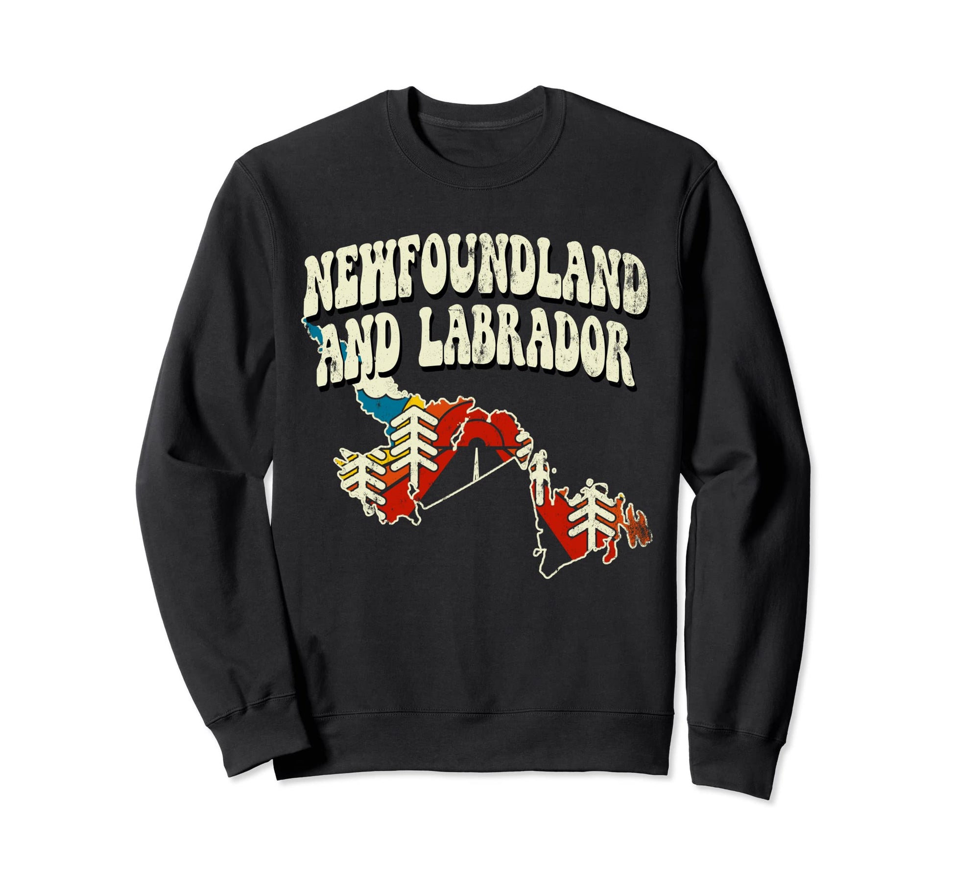 Newfoundland Labrador Province Sweatshirt - Aesthetic Graphic Men Women - T-Shirt, Sweatshirt, Hoodie