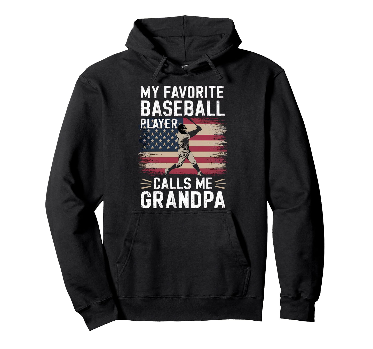 Grandpas Favorite Baseball Player Hoodie - Streetwear Style Unisex - T-Shirt, Sweatshirt, Hoodie
