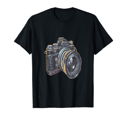 Photography Photographer Photos Camera T-Shirt - Custom Art Print Unisex - T-Shirt, Sweatshirt, Hoodie