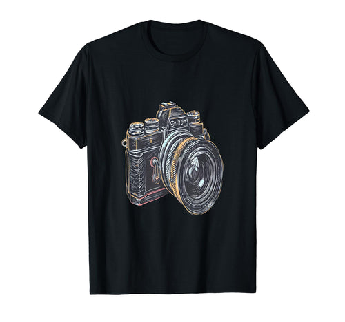 Photography Photographer Photos Camera T-Shirt - Custom Art Print Unisex - T-Shirt, Sweatshirt, Hoodie