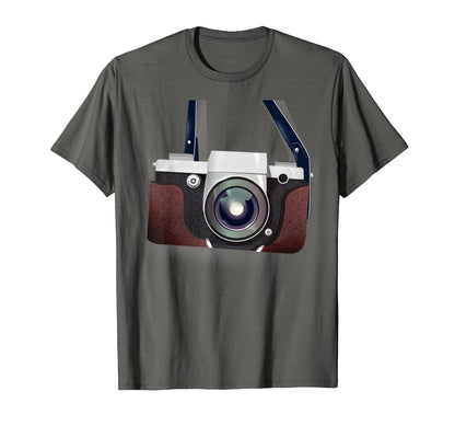 Camera T-Shirt - Minimalist Print Men Women - T-Shirt, Sweatshirt, Hoodie