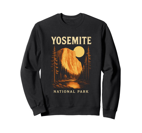 Yosemite National Park California Nature Sweatshirt - Unique Graphic Unisex - T-Shirt, Sweatshirt, Hoodie
