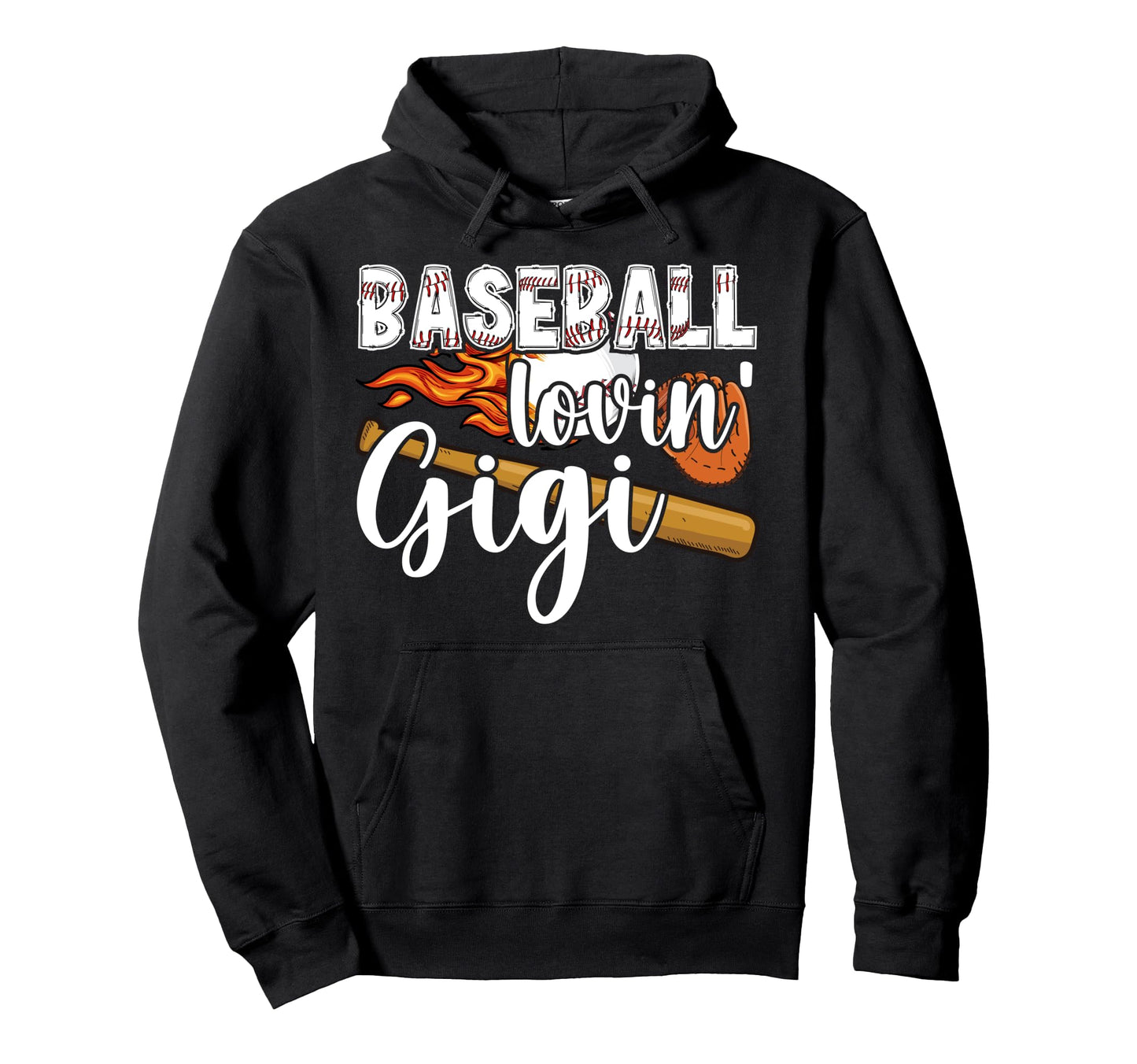 Baseball Lovin Gigi Baseball Gigi Hoodie - Novelty Apparel for Adults - T-Shirt, Sweatshirt, Hoodie