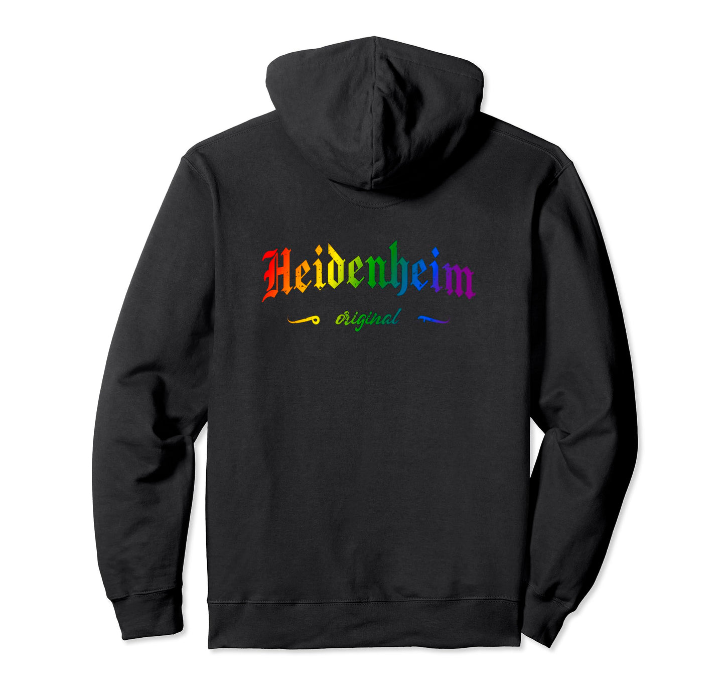 Heidenheim Lgbtqai Rainbow Hoodie - Custom Art Print Men Women - T-Shirt, Sweatshirt, Hoodie