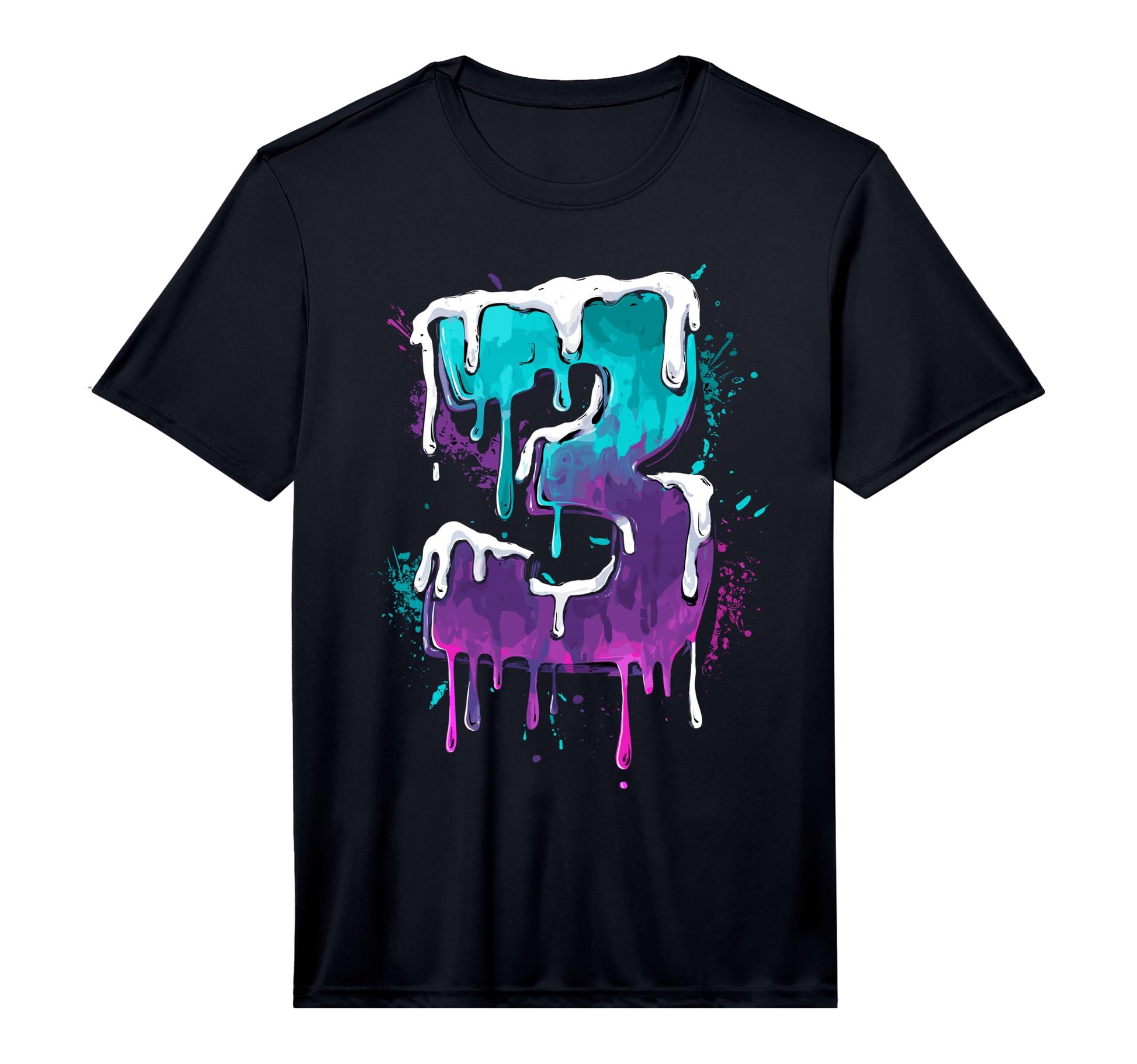 Baseball 3 Number Performance T-Shirt - Fun Novelty Design for Adults - T-Shirt, Sweatshirt, Hoodie