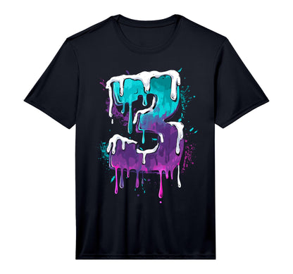 Baseball 3 Number Performance T-Shirt - Fun Novelty Design for Adults - T-Shirt, Sweatshirt, Hoodie