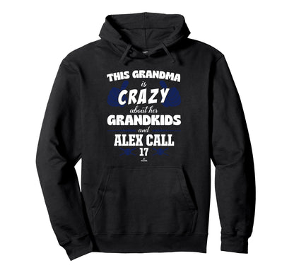 Grandma Crazy Alex Call Washington Hoodie - Graphic Print for Adults - T-Shirt, Sweatshirt, Hoodie