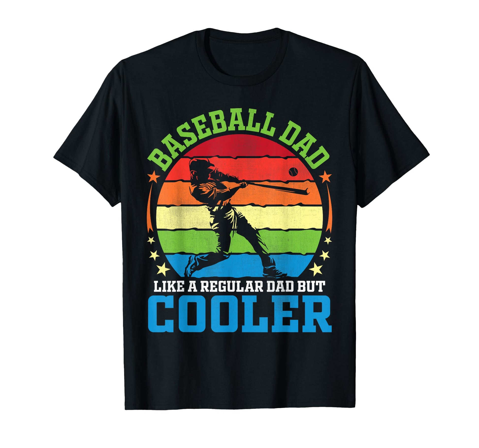 Baseball Dad Like Regular Dad But Cooler T-Shirt - Minimalist Print Unisex - T-Shirt, Sweatshirt, Hoodie