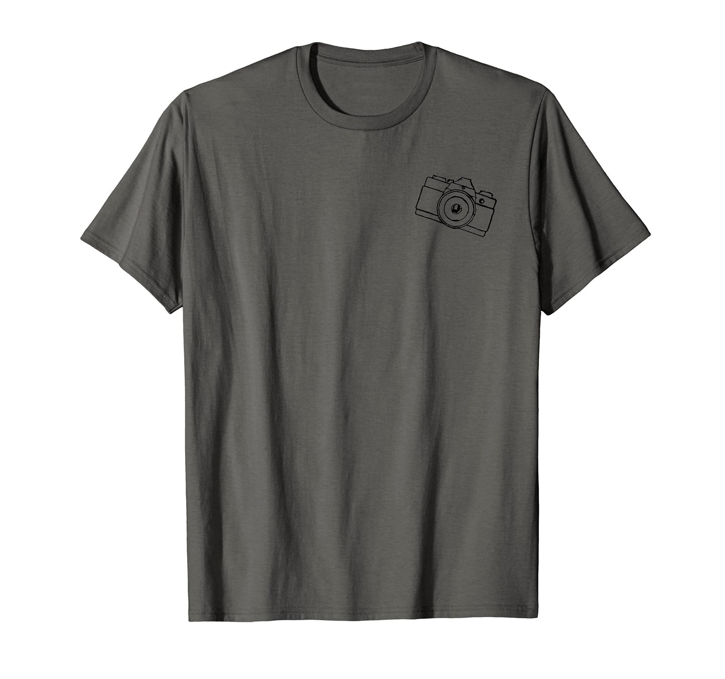 Minimalist Camera Gift Photographer T-Shirt - Custom Art Print for Adults - T-Shirt, Sweatshirt, Hoodie