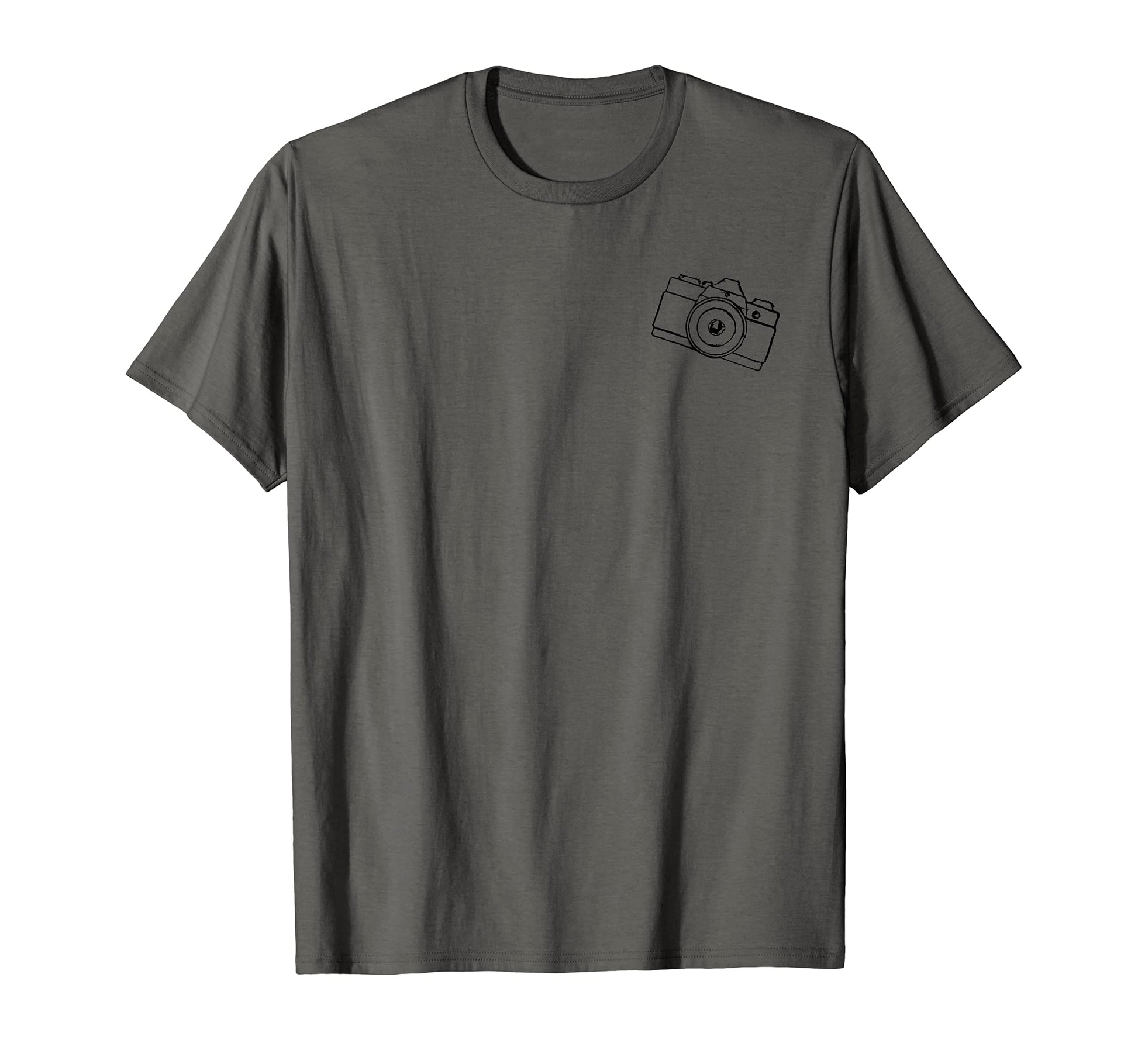 Minimalist Camera Gift Photographer T-Shirt - Custom Art Print for Adults - T-Shirt, Sweatshirt, Hoodie