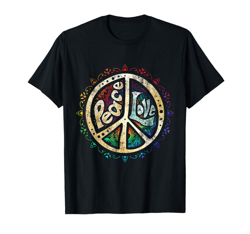 Psychedelic Peace Sign Hip Funky T-Shirt - Casual Everyday Wear Unisex - T-Shirt, Sweatshirt, Hoodie