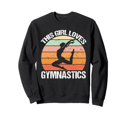 This Loves Gymnastics Game Day Sweatshirt - Aesthetic Graphic Unisex - T-Shirt, Sweatshirt, Hoodie