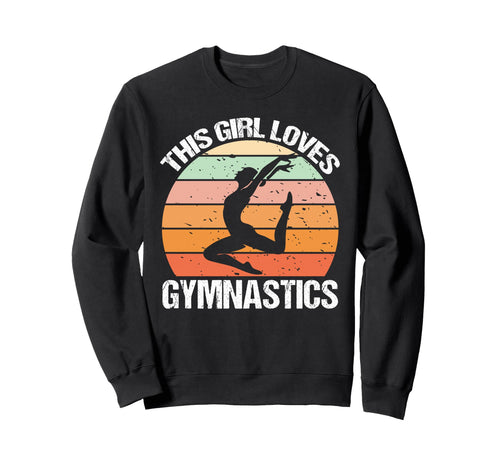 This Loves Gymnastics Game Day Sweatshirt - Aesthetic Graphic Unisex - T-Shirt, Sweatshirt, Hoodie