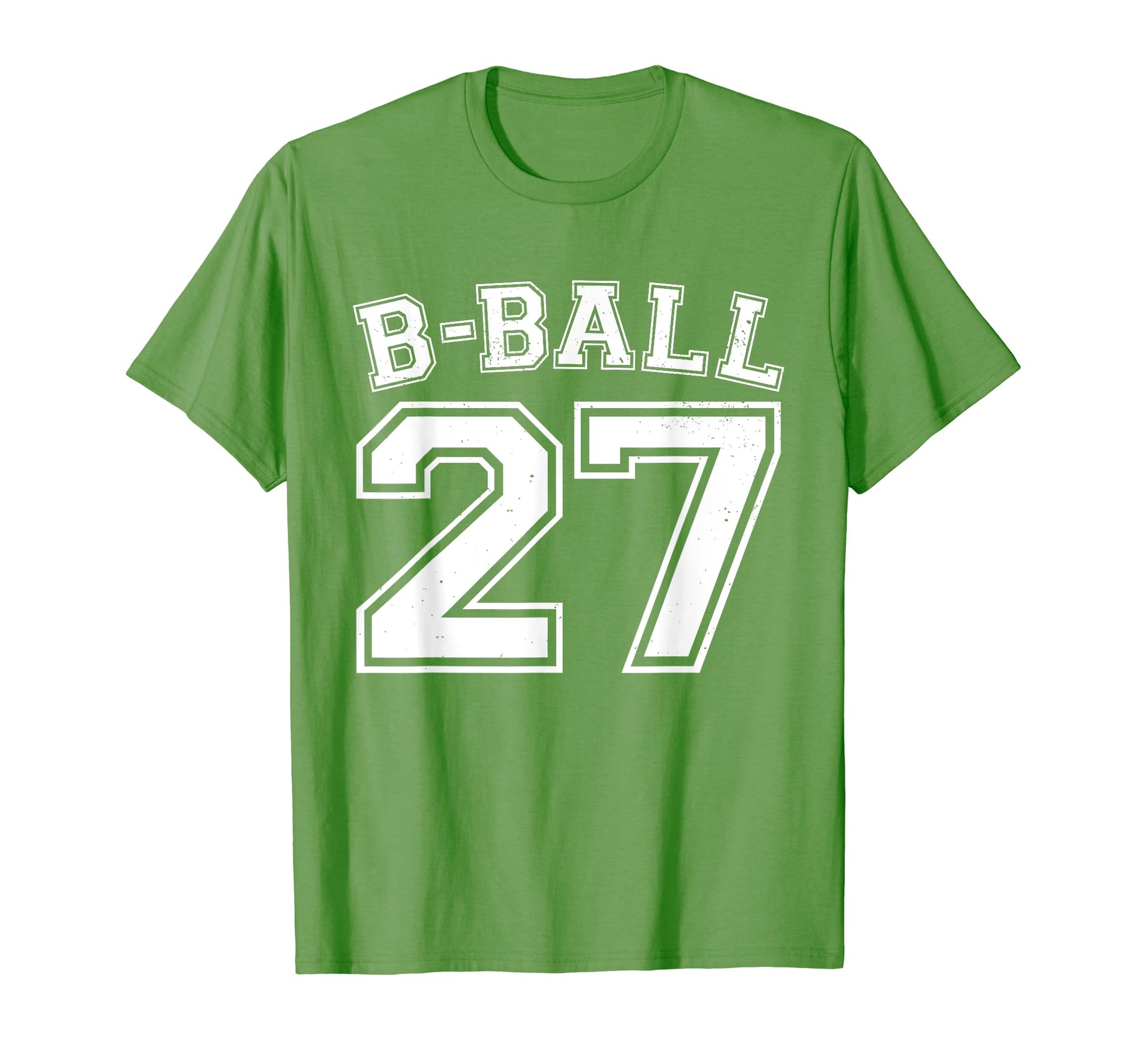 B Ball Basketball Player Number 27 T-Shirt - Novelty Apparel Unisex - T-Shirt, Sweatshirt, Hoodie