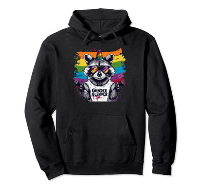Funny Raccoon Love Sunglasses Summer Hoodie - Aesthetic Graphic Men Women - T-Shirt, Sweatshirt, Hoodie