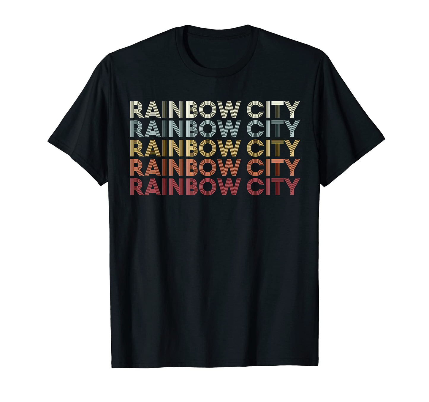 Rainbow City Alabama Rainbow T-Shirt - Casual Everyday Wear for Adults - T-Shirt, Sweatshirt, Hoodie
