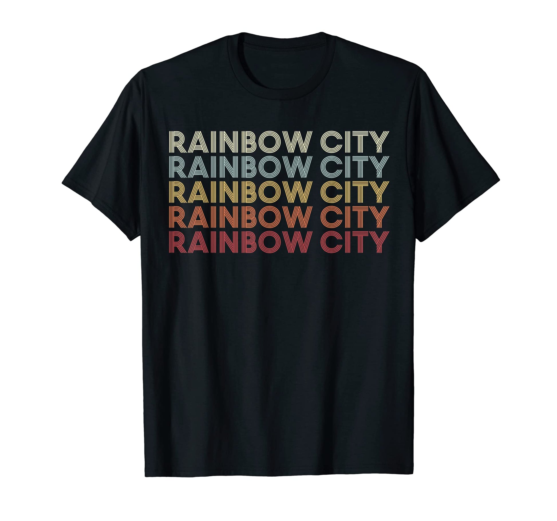 Rainbow City Alabama Rainbow T-Shirt - Casual Everyday Wear for Adults - T-Shirt, Sweatshirt, Hoodie