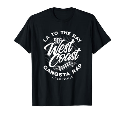 Gangster Rap 90S Hiphop T-Shirt - Casual Everyday Wear Men Women - T-Shirt, Sweatshirt, Hoodie