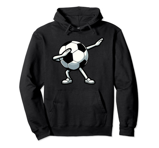 Dabbing Soccer Game Day Soccer Fan Hoodie - Unique Graphic Men Women - T-Shirt, Sweatshirt, Hoodie