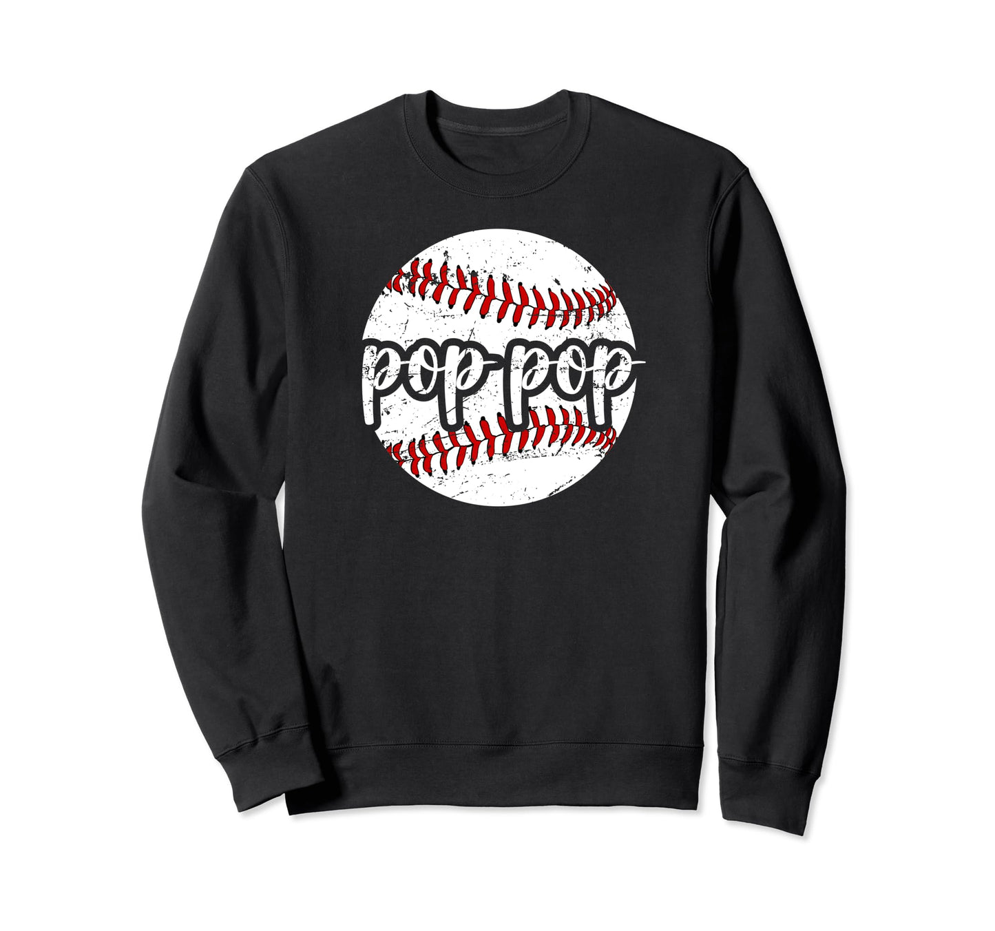 Pop Pop Proud Baseball Pop Pop Sweatshirt - Minimalist Print Men Women - T-Shirt, Sweatshirt, Hoodie