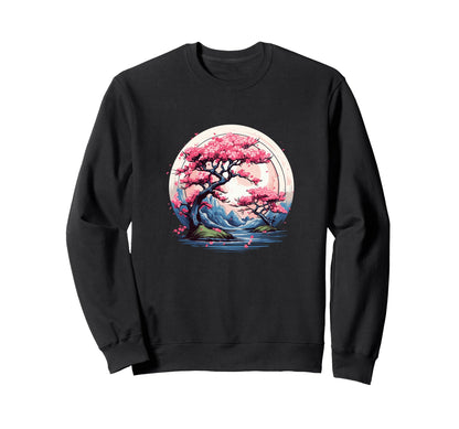 Japanese Aesthetic Vaporwave Anime Sweatshirt - Unique Graphic for Adults - T-Shirt, Sweatshirt, Hoodie