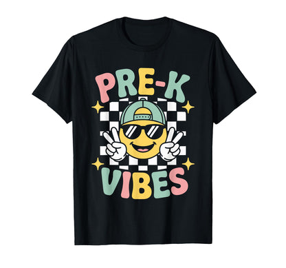 Pre K Vibes Prek Pre Kindergarten T-Shirt - Aesthetic Graphic Men Women - T-Shirt, Sweatshirt, Hoodie