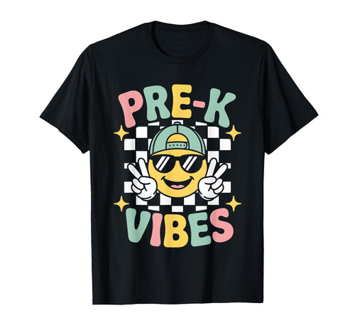 Pre K Vibes Prek Pre Kindergarten T-Shirt - Aesthetic Graphic Men Women - T-Shirt, Sweatshirt, Hoodie