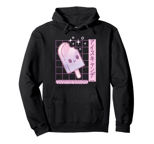 Kawaii Popsicle 80S Vaporwave Hoodie - Casual Everyday Wear for Adults - T-Shirt, Sweatshirt, Hoodie