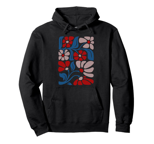 Boho Floral Art Summer Hoodie - Aesthetic Graphic Unisex - T-Shirt, Sweatshirt, Hoodie