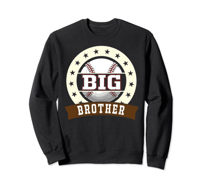 Big Brother Baseball Son Baseball Sweatshirt - Aesthetic Graphic Men Women - T-Shirt, Sweatshirt, Hoodie
