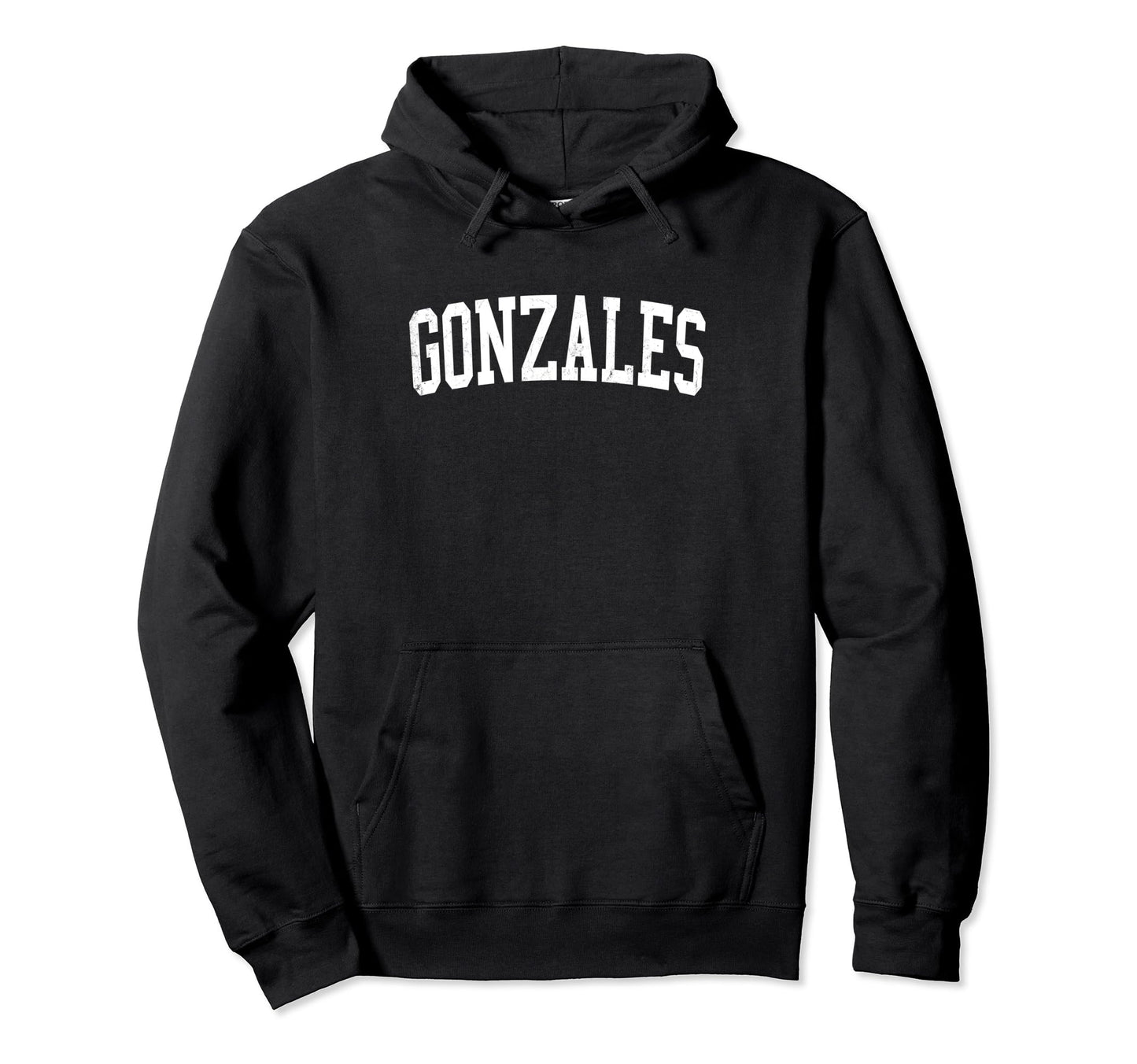 Gonzales La Distressed White Hoodie - Casual Everyday Wear for Adults - T-Shirt, Sweatshirt, Hoodie