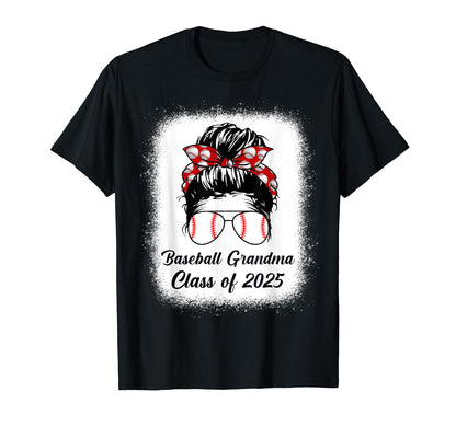Class 2025 Baseball Grandma Senior T-Shirt - Minimalist Print Men Women - T-Shirt, Sweatshirt, Hoodie