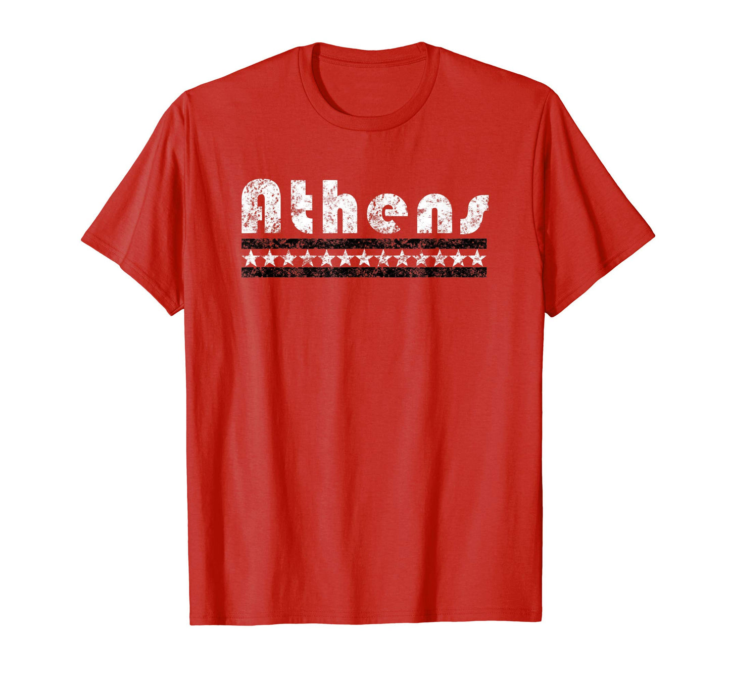 Athens Georgia Star Stripe T-Shirt - Unique Graphic Unisex - T-Shirt, Sweatshirt, Hoodie