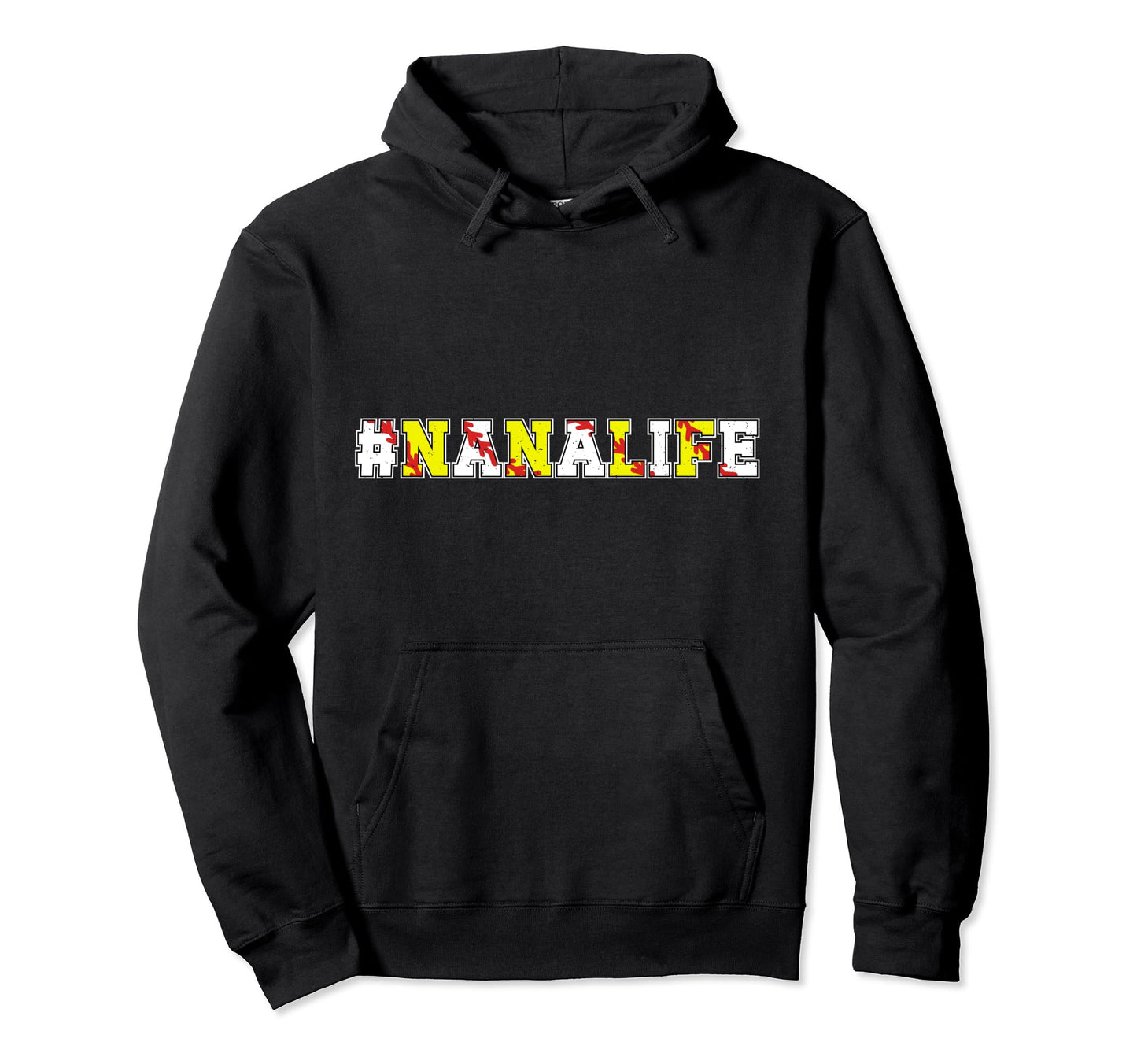 Softball Baseball Nana Life Baseball Hoodie - Custom Art Print Men Women - T-Shirt, Sweatshirt, Hoodie