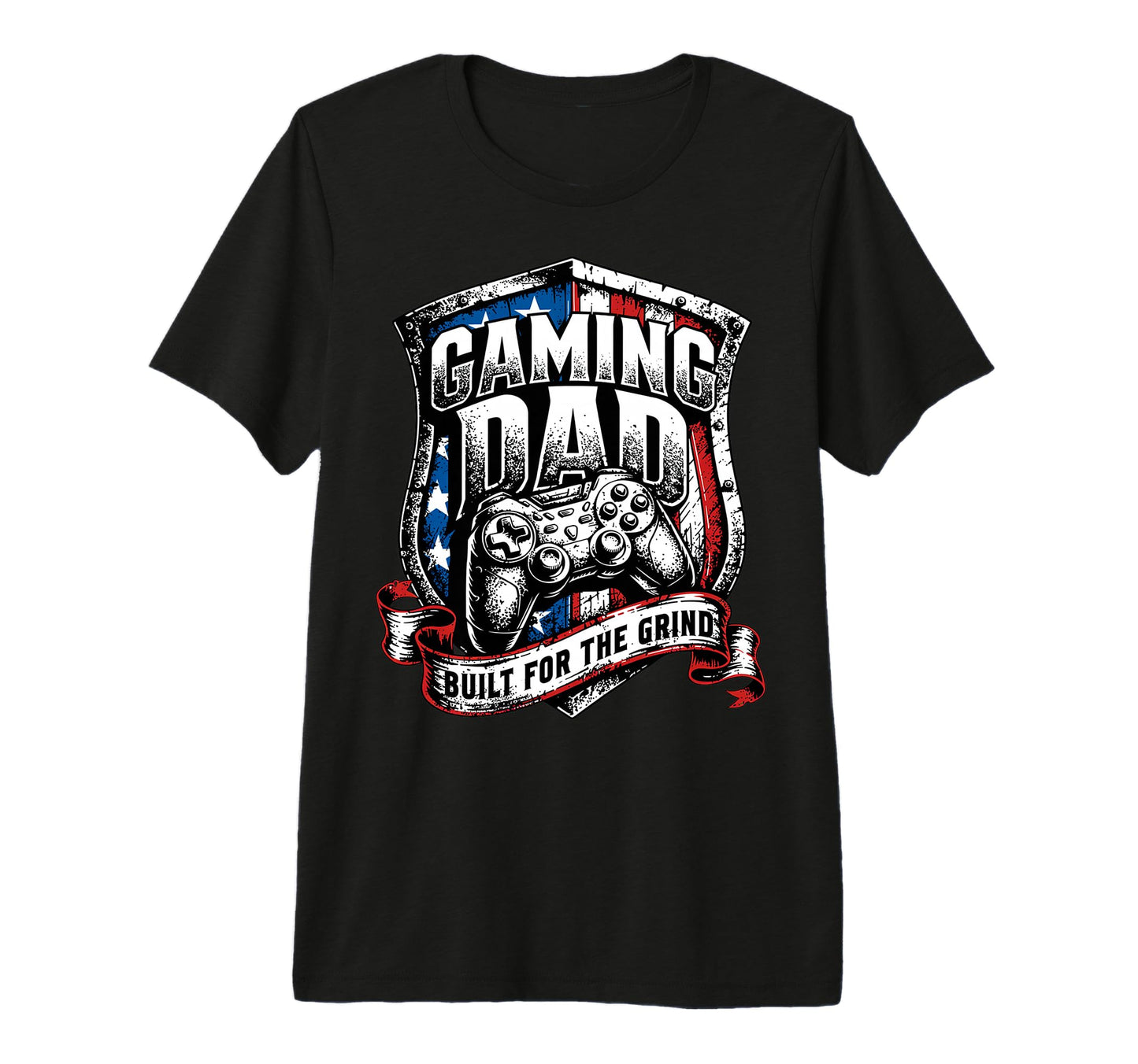 Mens Funny Patriotic Usa Gaming Dad T-Shirt - Trendy Graphic for Adults - T-Shirt, Sweatshirt, Hoodie