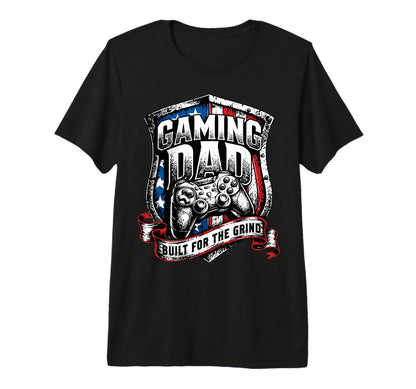 Mens Funny Patriotic Usa Gaming Dad T-Shirt - Trendy Graphic for Adults - T-Shirt, Sweatshirt, Hoodie