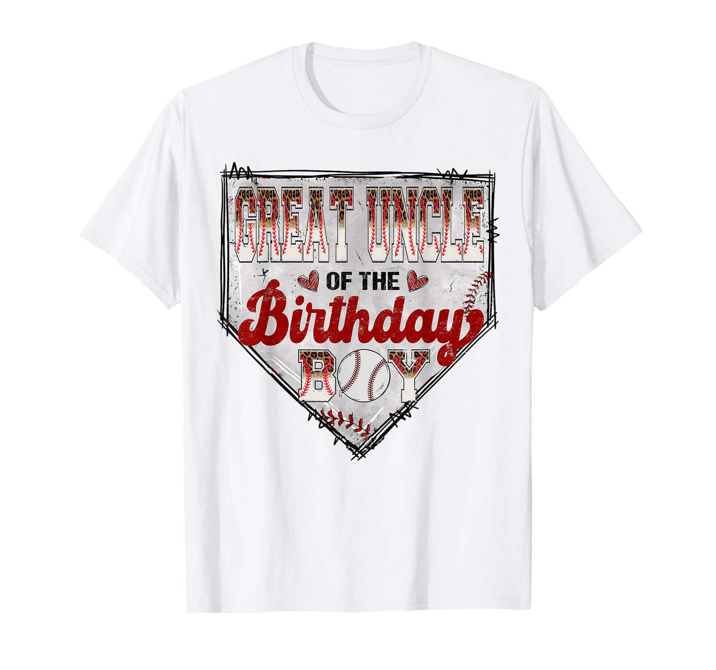 Great Uncle Birthday Baseball Player Bday T-Shirt - Novelty Apparel Unisex - T-Shirt, Sweatshirt, Hoodie