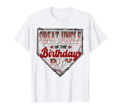 Great Uncle Birthday Baseball Player Bday T-Shirt - Novelty Apparel Unisex - T-Shirt, Sweatshirt, Hoodie