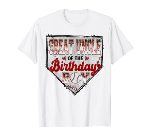 Great Uncle Birthday Baseball Player Bday T-Shirt - Novelty Apparel Unisex - T-Shirt, Sweatshirt, Hoodie