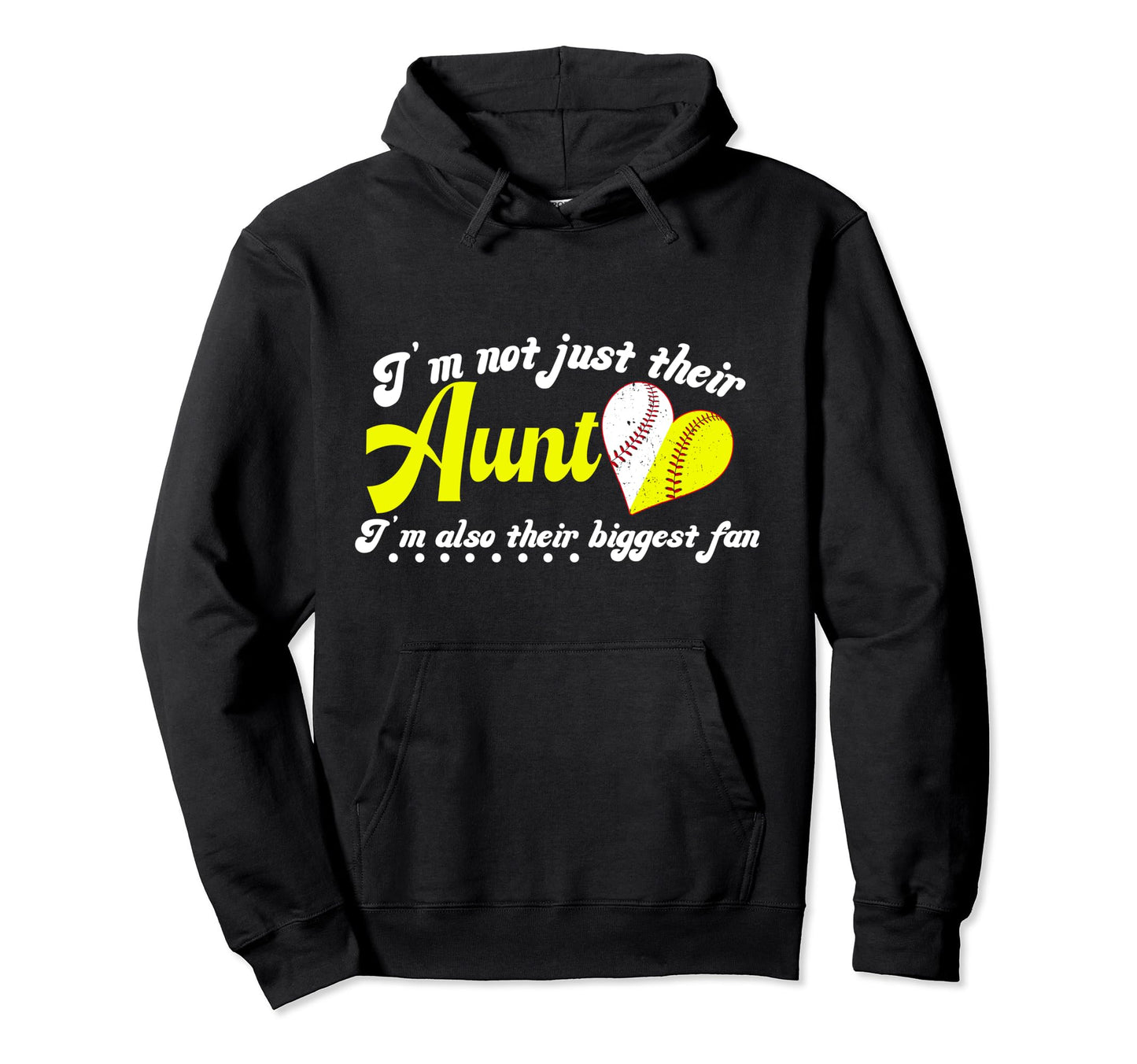 Their Biggest Fan Softball Hoodie - Casual Everyday Wear Men Women - T-Shirt, Sweatshirt, Hoodie