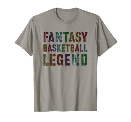 Fantasy Basketball Legend Husband T-Shirt - Minimalist Print for Adults - T-Shirt, Sweatshirt, Hoodie
